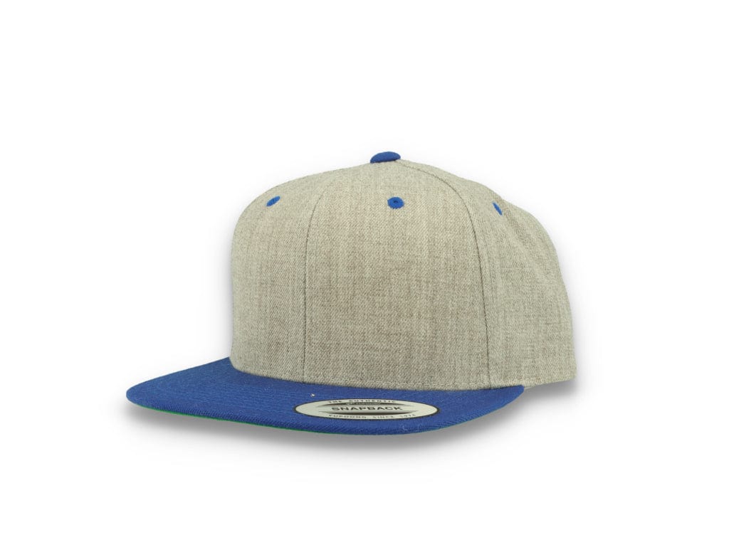 Yupoong Classic Snapback 6089MT Heather Grey/Royal - LOKK