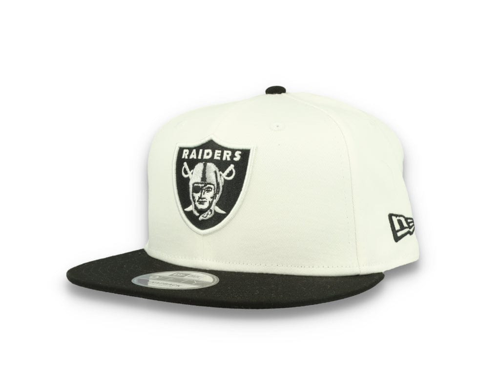 9FIFTY White Crown Patches Las Vegas Raiders Optic White - LOKK