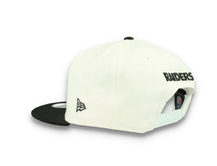 9FIFTY White Crown Patches Las Vegas Raiders Optic White - LOKK