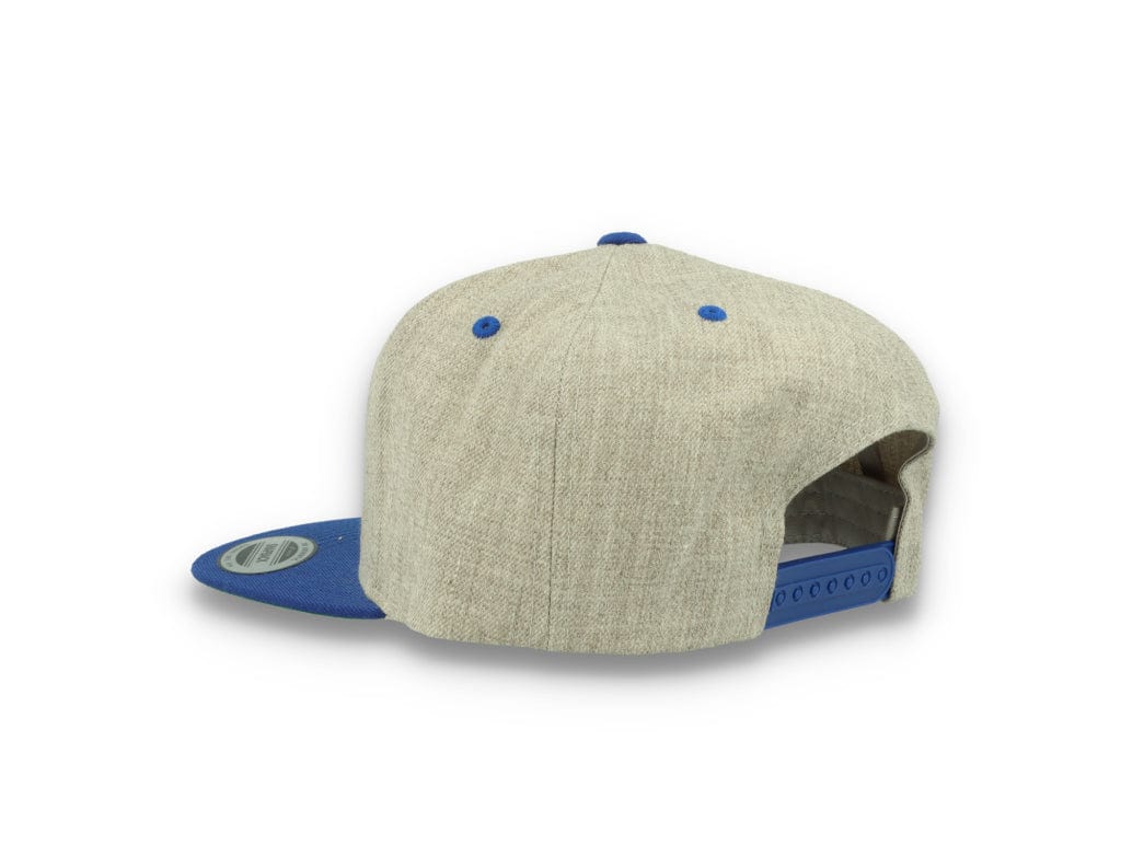 Yupoong Classic Snapback 6089MT Heather Grey/Royal - LOKK