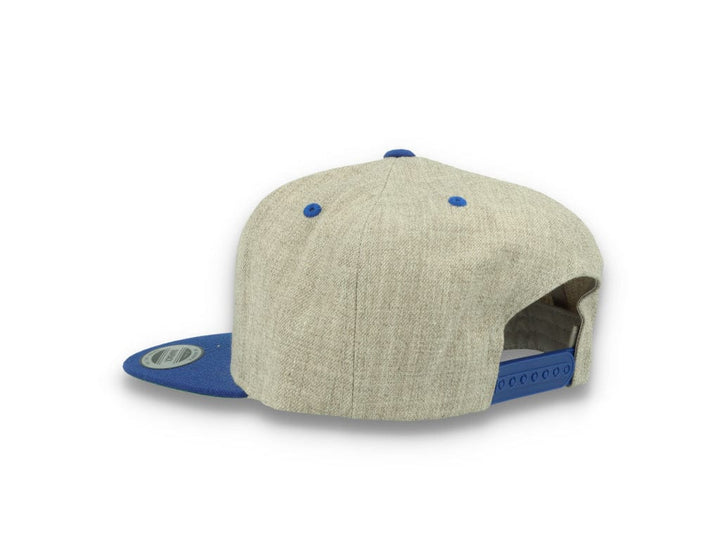 Yupoong Classic Snapback 6089MT Heather Grey/Royal - LOKK