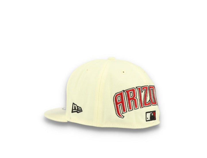 59FIFTY Upside Down All Over Print Arizona Diamondbacks Chrome White