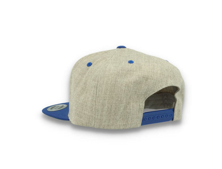 Yupoong Classic Snapback 6089MT Heather Grey/Royal - LOKK