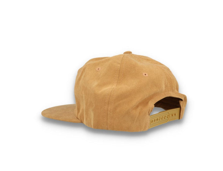 Free & Easy Peach Fuzz Snapback Cap Tan - LOKK
