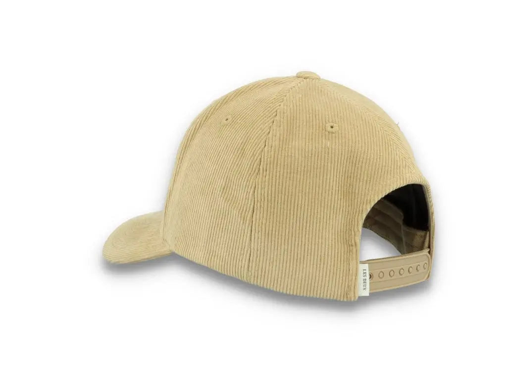 Encore Corduroy Baseball Cap Dark Sand/Black - LOKK
