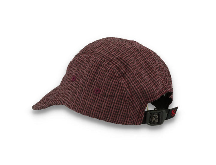 O.G. Seersucker Canyon Cap Dusty Maroon Garment Dyed - LOKK