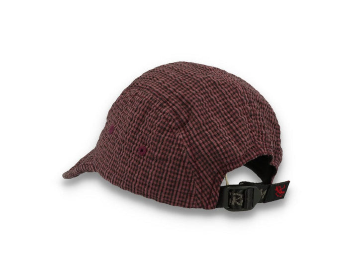 O.G. Seersucker Canyon Cap Dusty Maroon Garment Dyed - LOKK