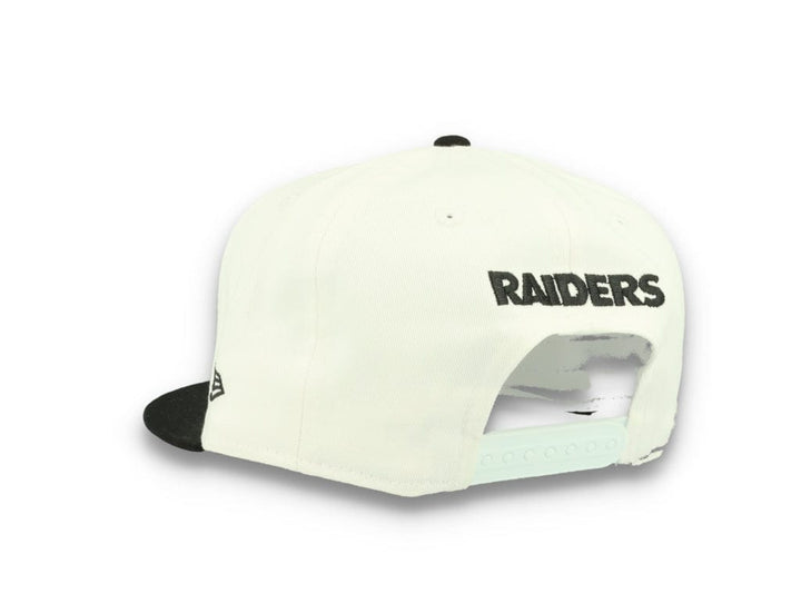 9FIFTY White Crown Patches Las Vegas Raiders Optic White - LOKK
