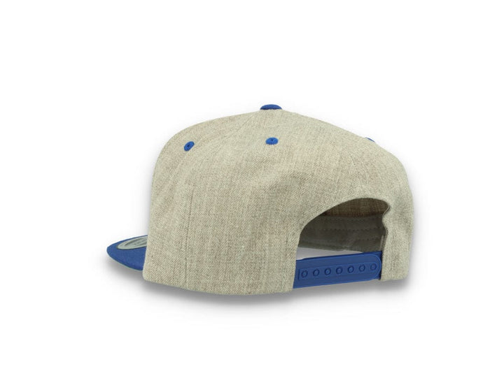 Yupoong Classic Snapback 6089MT Heather Grey/Royal - LOKK