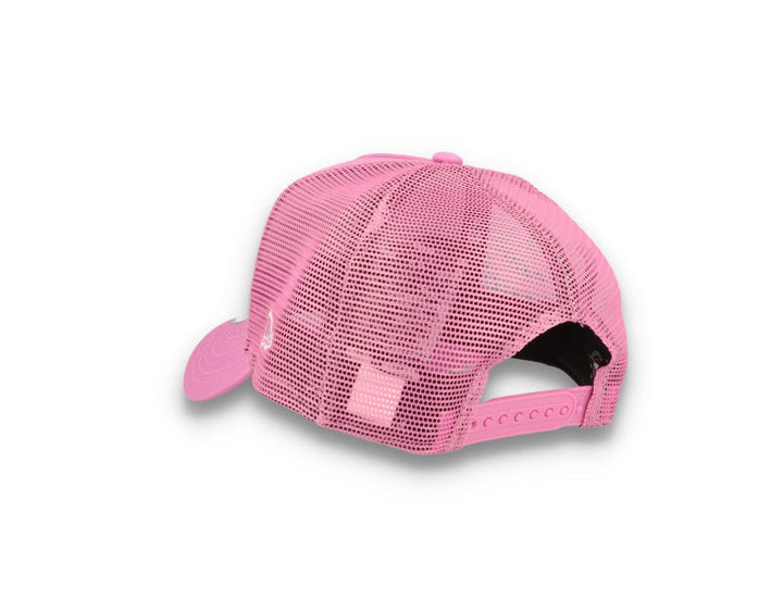 Kids Tonal Mesh Trucker Los Angeles Dodgers Pink - LOKK