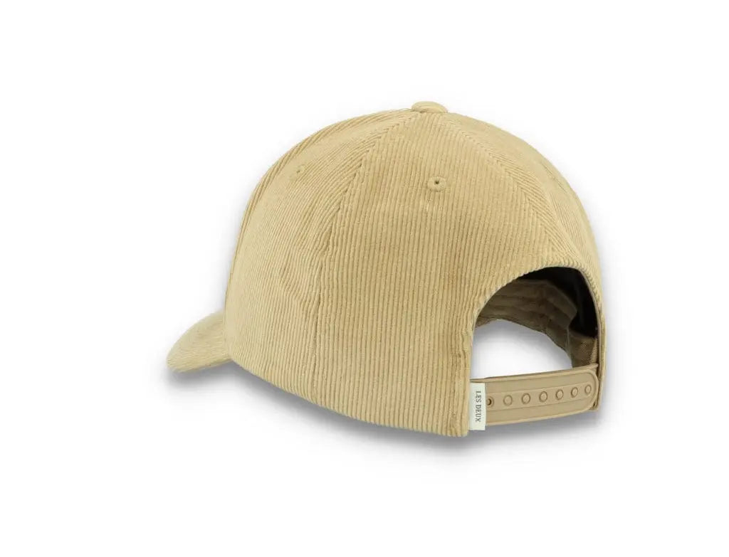Encore Corduroy Baseball Cap Dark Sand/Black - LOKK