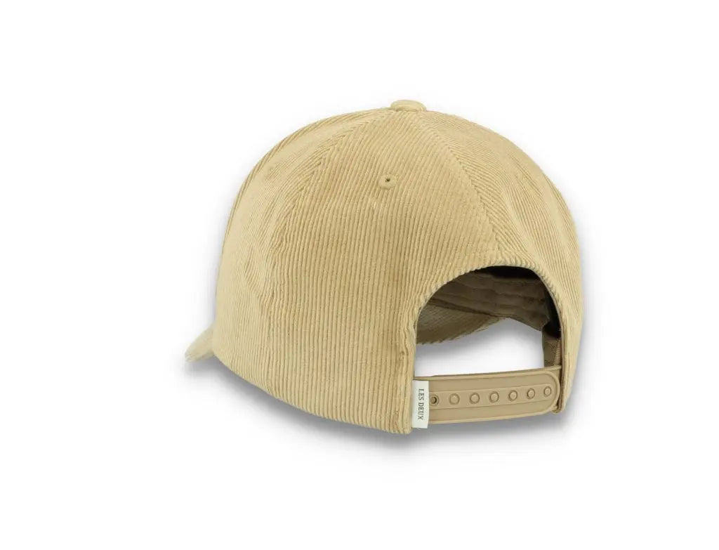 Encore Corduroy Baseball Cap Dark Sand/Black - LOKK
