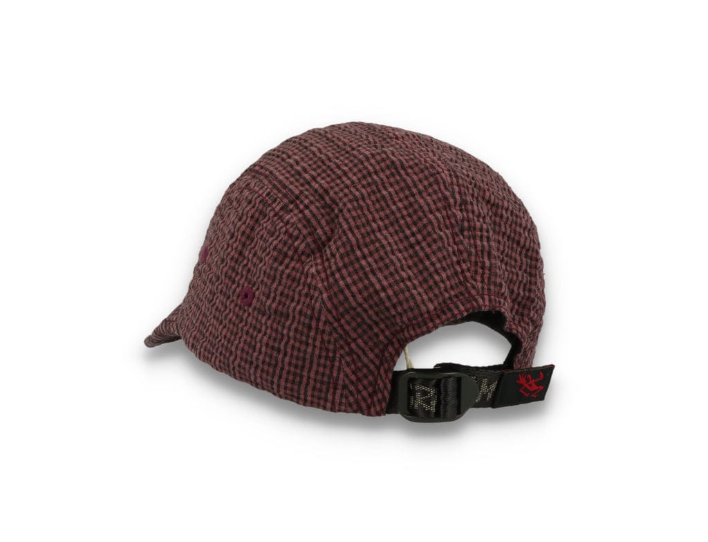 O.G. Seersucker Canyon Cap Dusty Maroon Garment Dyed - LOKK