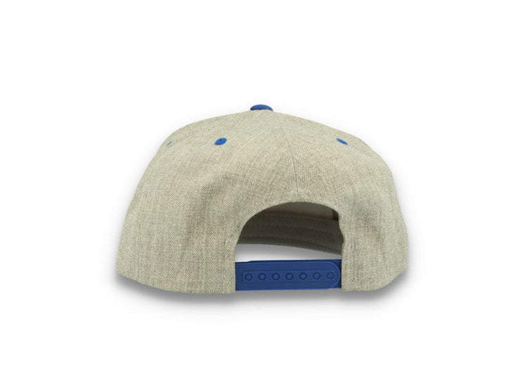 Yupoong Classic Snapback 6089MT Heather Grey/Royal - LOKK