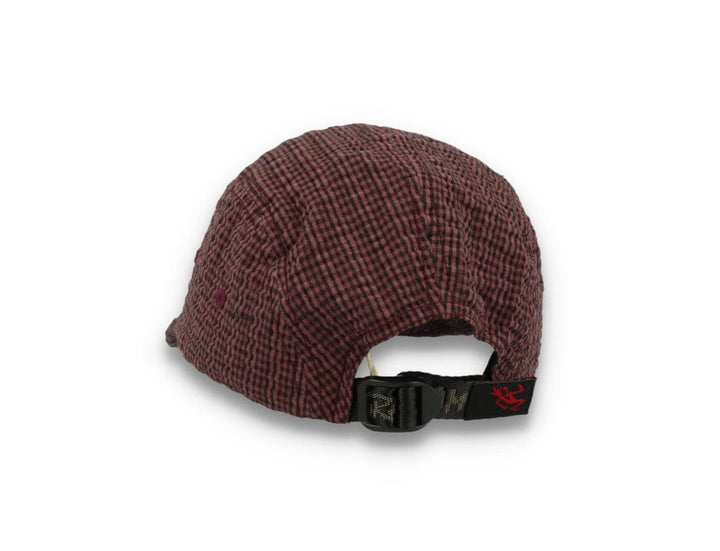 O.G. Seersucker Canyon Cap Dusty Maroon Garment Dyed - LOKK