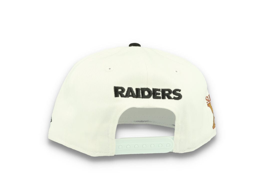 9FIFTY White Crown Patches Las Vegas Raiders Optic White - LOKK