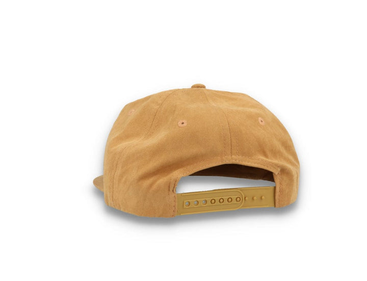 Free & Easy Peach Fuzz Snapback Cap Tan - LOKK