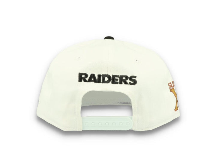 9FIFTY White Crown Patches Las Vegas Raiders Optic White - LOKK