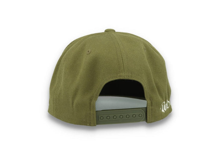 LOKK X RADIO BORGEN Snapback Olive Green/White - LOKK