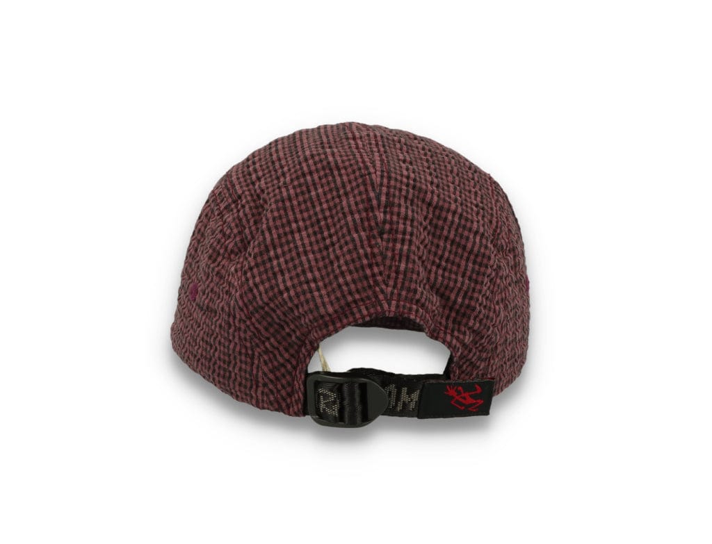 O.G. Seersucker Canyon Cap Dusty Maroon Garment Dyed - LOKK