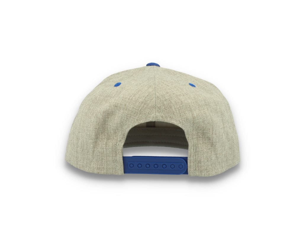 Yupoong Classic Snapback 6089MT Heather Grey/Royal - LOKK