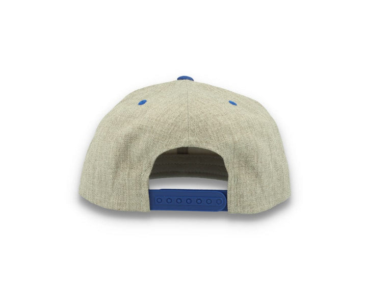 Yupoong Classic Snapback 6089MT Heather Grey/Royal - LOKK