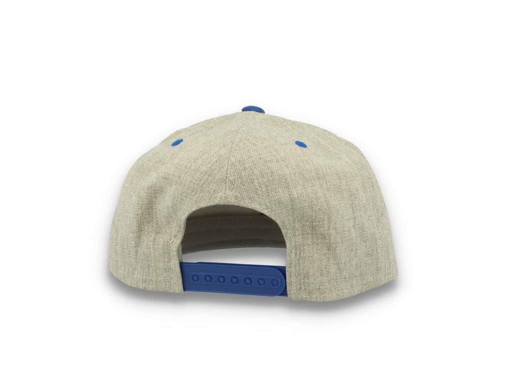 Yupoong Classic Snapback 6089MT Heather Grey/Royal - LOKK