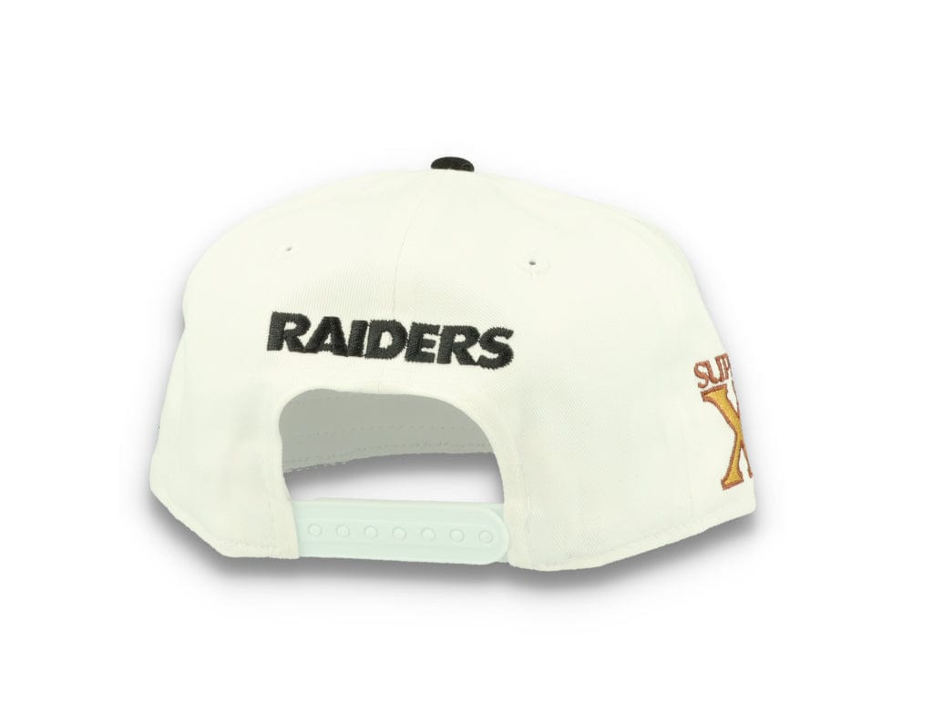 9FIFTY White Crown Patches Las Vegas Raiders Optic White - LOKK