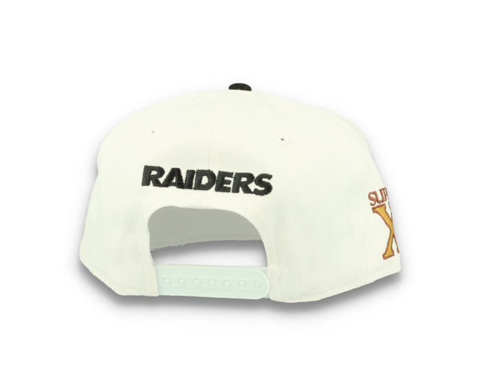 9FIFTY White Crown Patches Las Vegas Raiders Optic White - LOKK