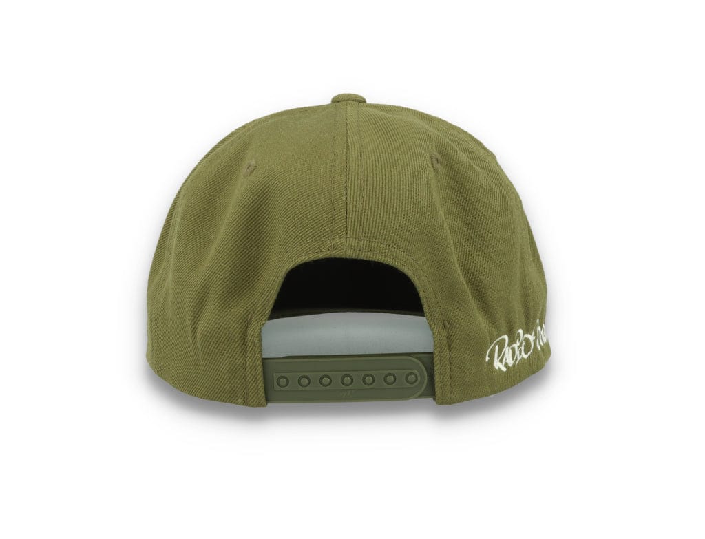 LOKK X RADIO BORGEN Snapback Olive Green/White - LOKK