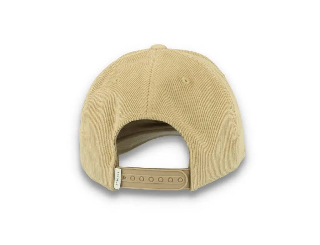 Encore Corduroy Baseball Cap Dark Sand/Black - LOKK