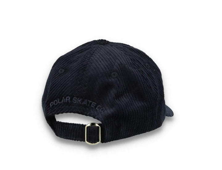 Polar Stroke Logo Cord Cap Navy - LOKK