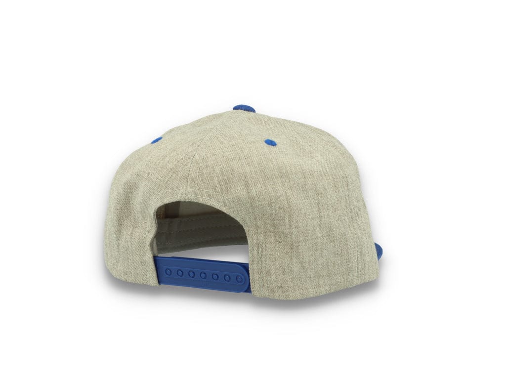 Yupoong Classic Snapback 6089MT Heather Grey/Royal - LOKK
