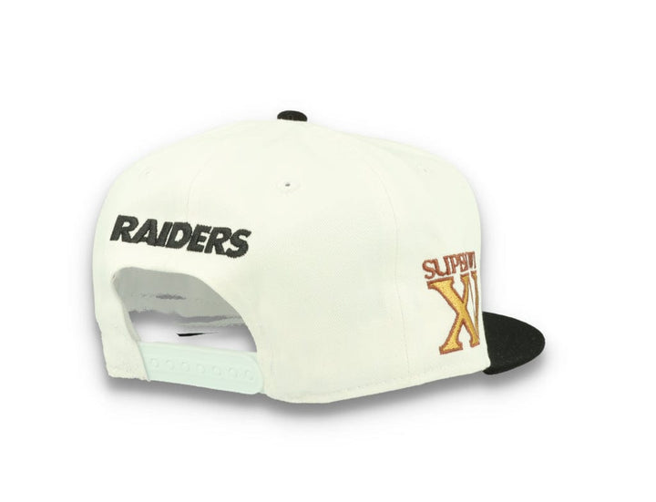 9FIFTY White Crown Patches Las Vegas Raiders Optic White - LOKK