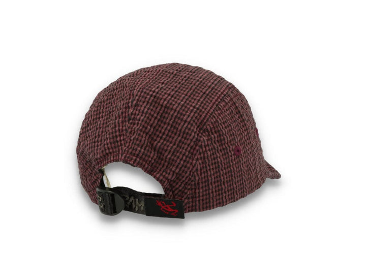 O.G. Seersucker Canyon Cap Dusty Maroon Garment Dyed - LOKK