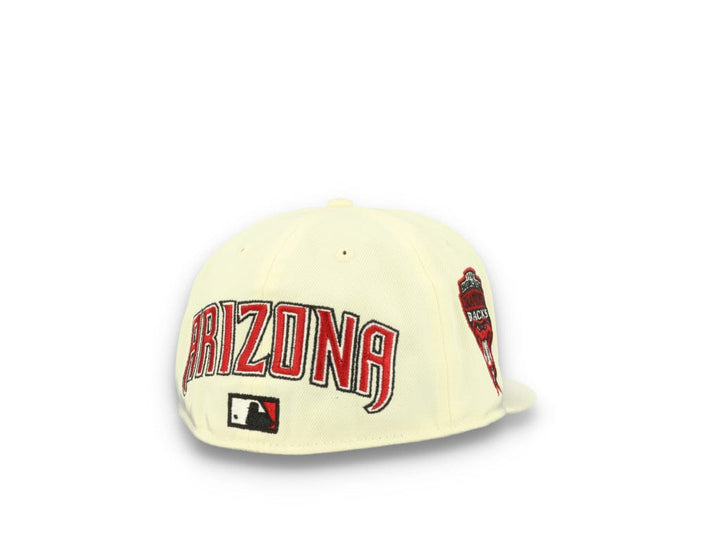 59FIFTY Upside Down All Over Print Arizona Diamondbacks Chrome White