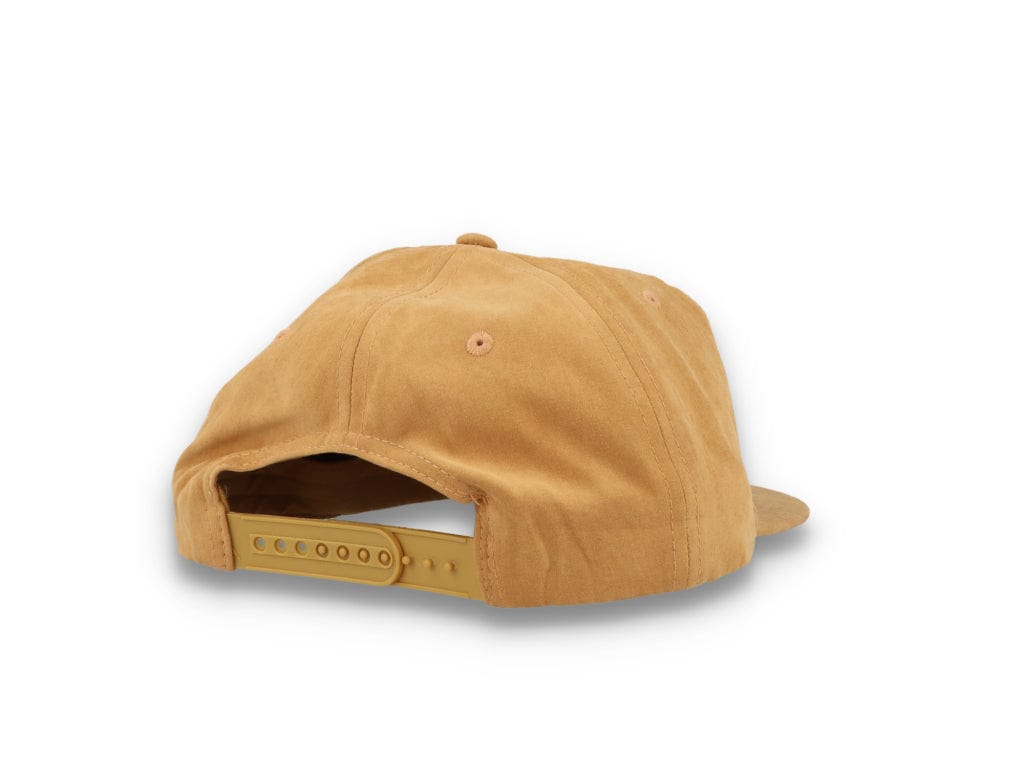 Free & Easy Peach Fuzz Snapback Cap Tan - LOKK