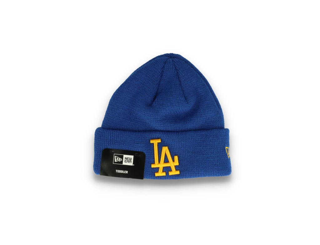 Toddler League Essential Beanie Los Angeles Dodgers Blue Azure/Mellow Yellow - LOKK