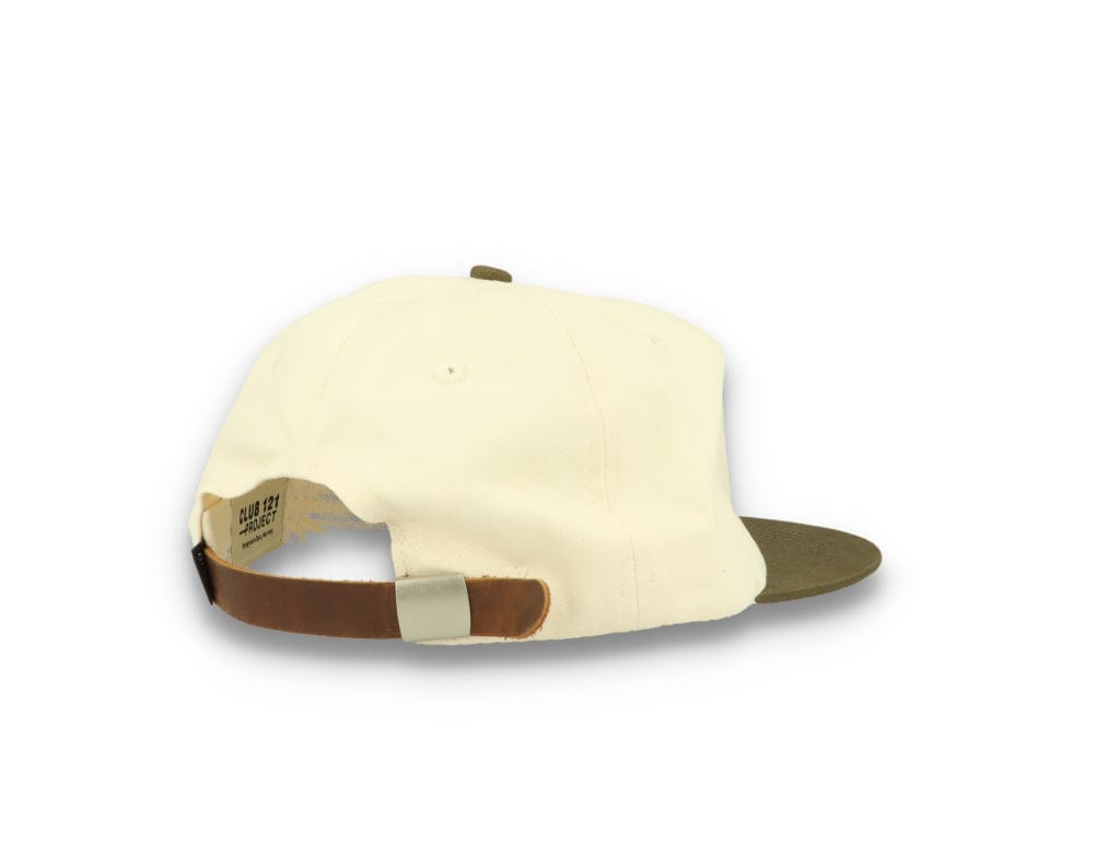121 Mid Pro Hat Off White/Olive - LOKK