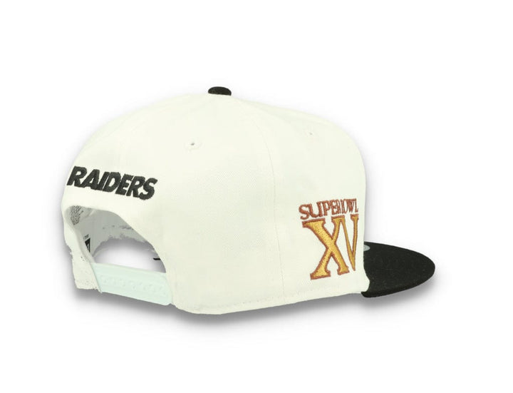9FIFTY White Crown Patches Las Vegas Raiders Optic White - LOKK