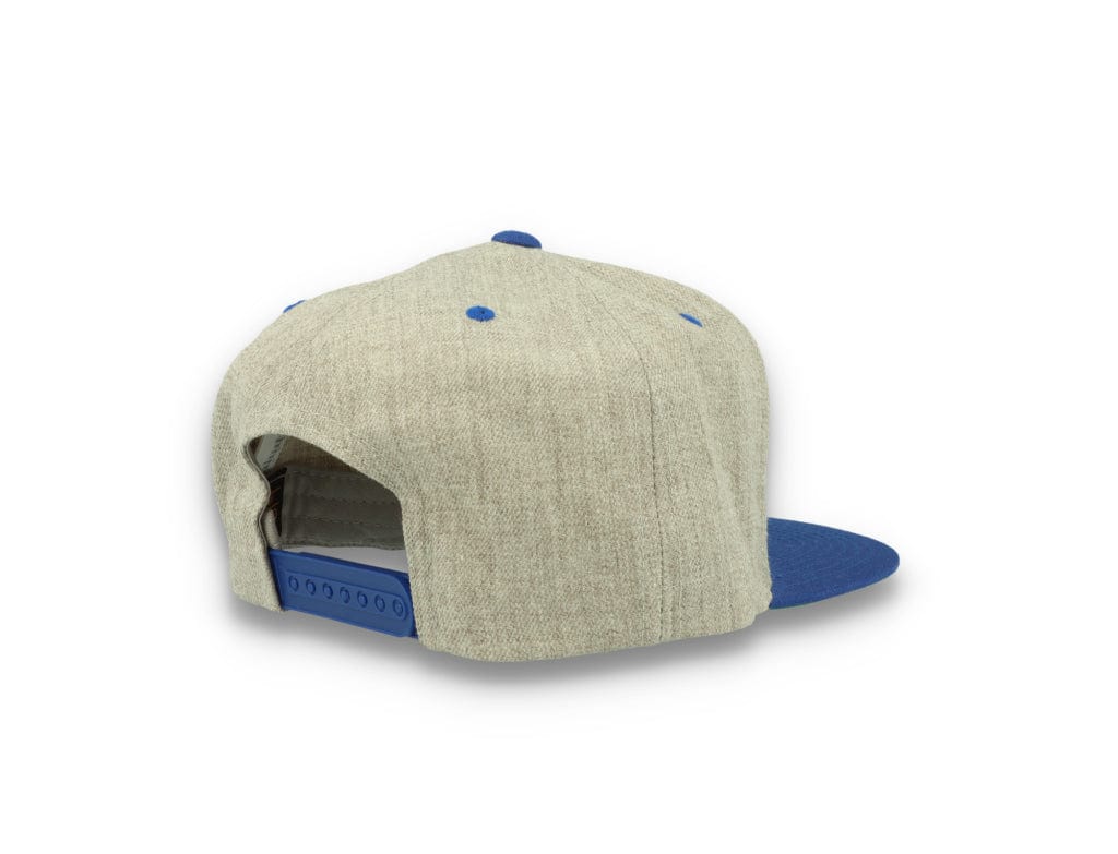 Yupoong Classic Snapback 6089MT Heather Grey/Royal - LOKK