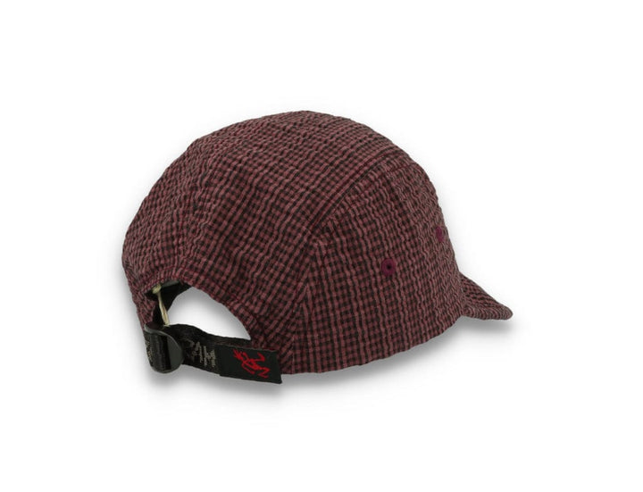 O.G. Seersucker Canyon Cap Dusty Maroon Garment Dyed - LOKK