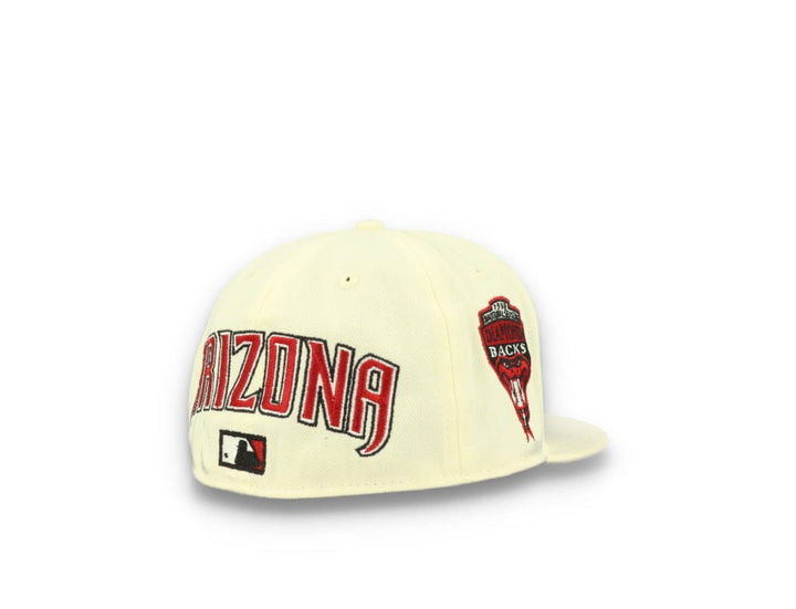 59FIFTY Upside Down All Over Print Arizona Diamondbacks Chrome White