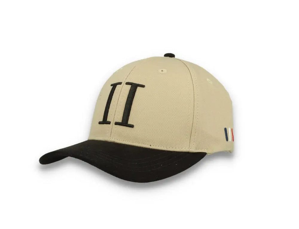 Baseball Cap Contrast Suede II Light Desert Sand/Black - LOKK