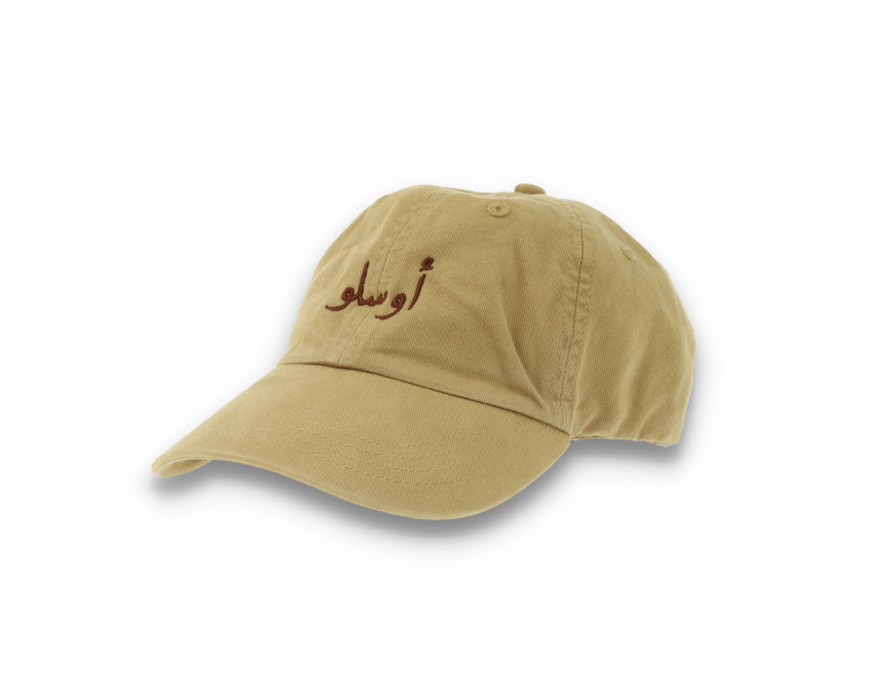 Arab in OSLO Outlined Cap Khaki/Brown - LOKK
