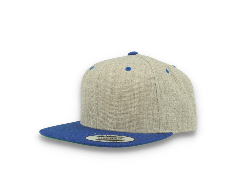 Yupoong Classic Snapback 6089MT Heather Grey/Royal - LOKK