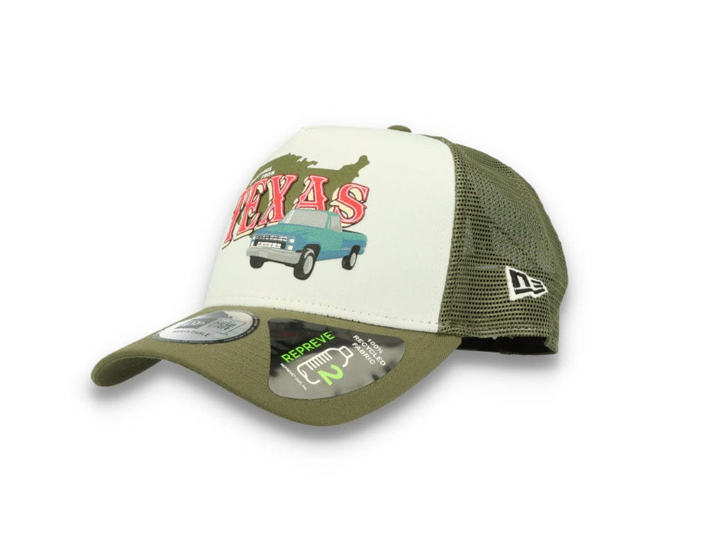 Trucker Cap Us State Wordmark Trucker New  New Olive - LOKK