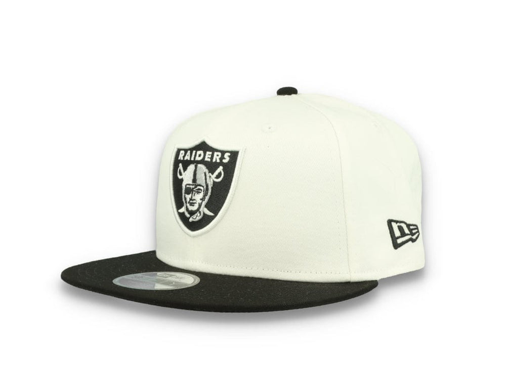 9FIFTY White Crown Patches Las Vegas Raiders Optic White - LOKK