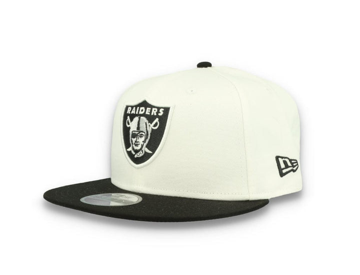 9FIFTY White Crown Patches Las Vegas Raiders Optic White - LOKK