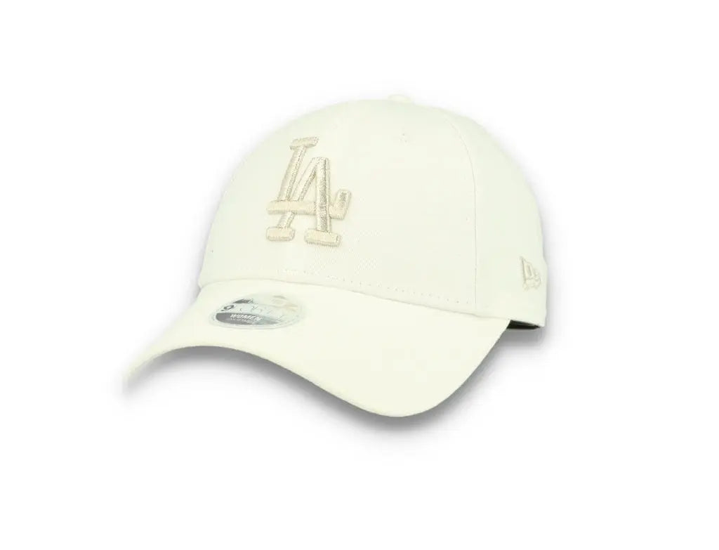 9FORTY Womens Metallic Logo LA Dodgers White - LOKK